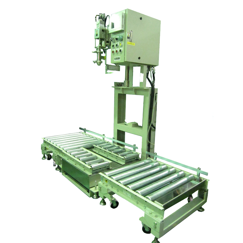 200Lドラム缶半自動充填機（防爆）