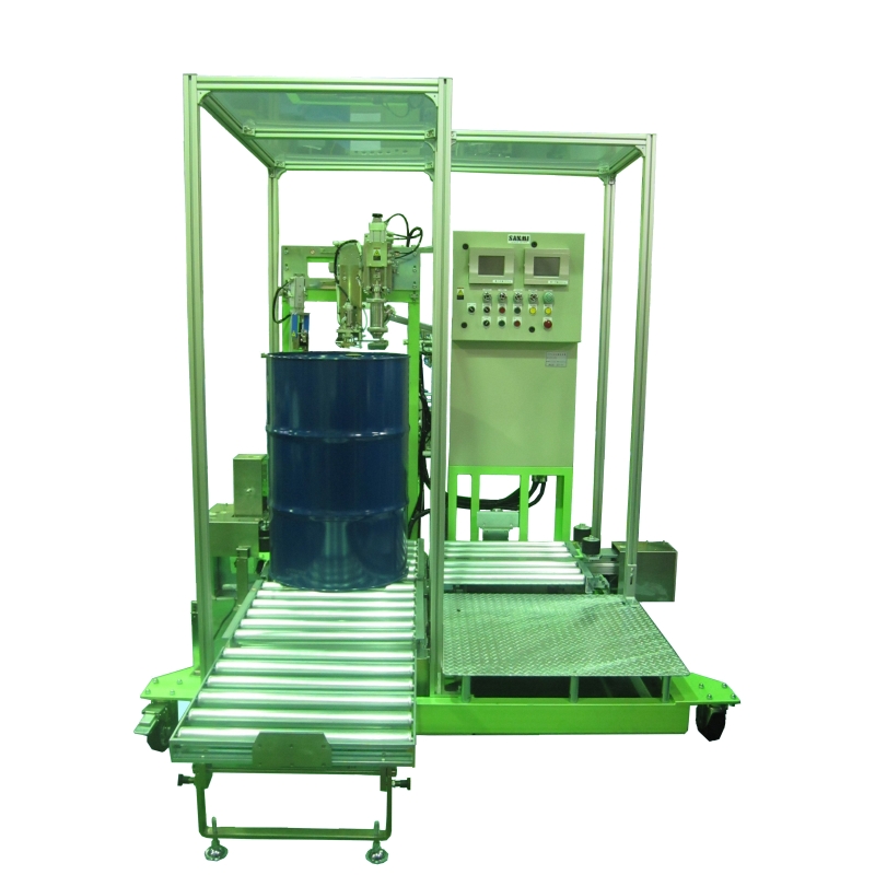 ドラム缶自動充填機（防爆）